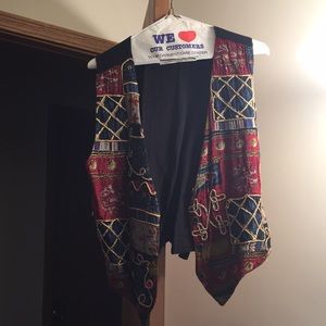 Vintage embroidered vest